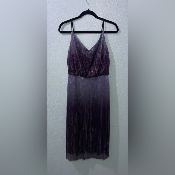 The Room Strapless Purple Dress - Picture 1 of 6